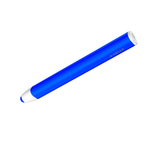 CELLY TOUCH PEN FOR KIDS PENNINO LEGGERO ADATTO AI BAMBINI PUNTA IN GOMMA AD ALTA SENSIBILITA' COMPATIBILE CON TUTTI I TABLET BLUE